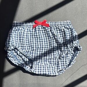 Carter's Blue and Red Shorts with Elastic Waistband